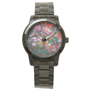 Montre Feuilles brillants