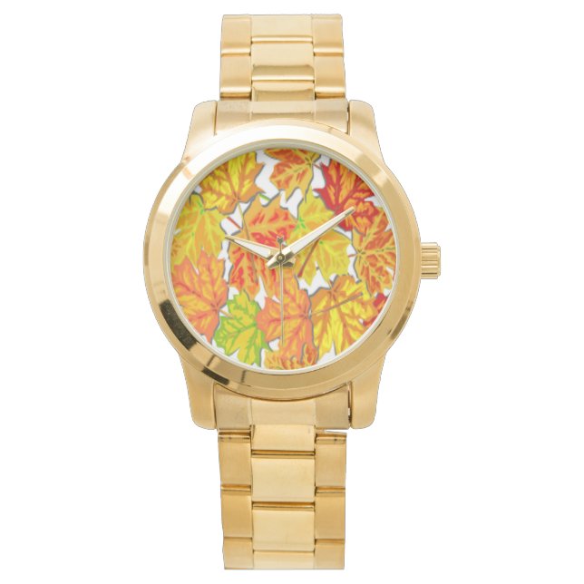 MONTRE FEUILLES D'AUTOMNE (devant)