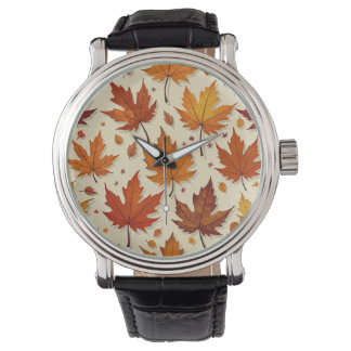 Montre Feuilles d'automne