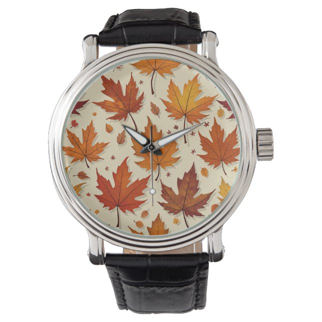 Montre Feuilles d'automne (devant)