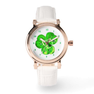 Montre Feuilles de Trèfle