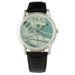 Montre Feuilles tropicaux