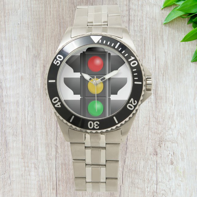 Montre Feux de circulation Signal rouge jaune vert (Créateur téléchargé)