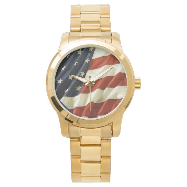 MONTRE FIER D'ÊTRE AMÉRICAIN (devant)