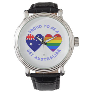 Montre Fier d'être un Australien gay