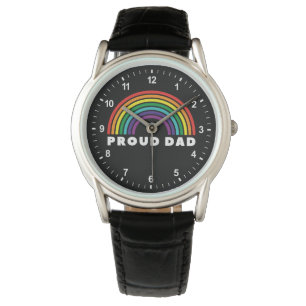 Montre Fier père arc-en-ciel