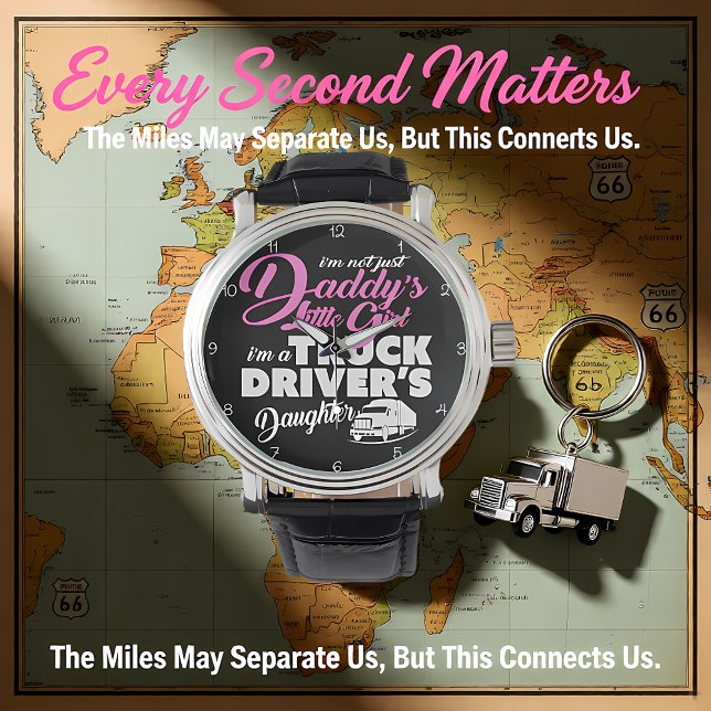 Montre Fière Fille de Conducteur de Camion (Créateur téléchargé)