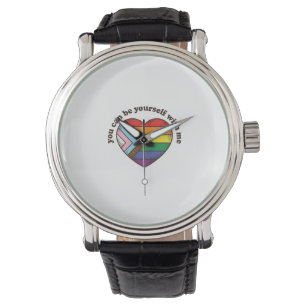 Montre Fierté Cœur Vous Pouvez Être Vous-Même Avec Moi T-