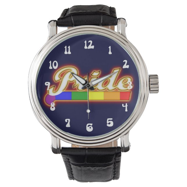 Montre Fierté Fierté Gay Fierté Lumineuse (devant)