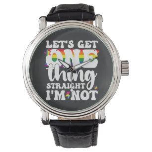 Montre Fierté LGBT Gay On se comprend bien une chose Je n