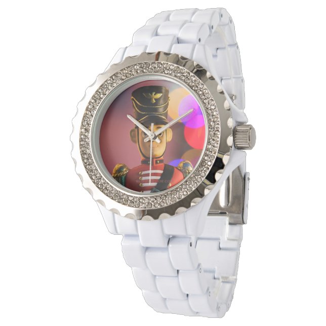 Montre figurine de soldat de jouets de Noël SlipperyJoe g (Incliné)