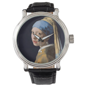 Montre Fille Avec Une Perle Écoutant Par Johannes Vermeer