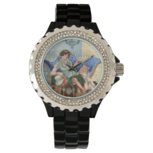 Montre Fille Flapper vintage des années 1920 à Paris Ar