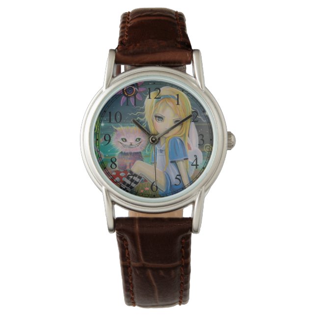 Montre Fille Mignonne Conte de Fée Alice au Pays d (devant)