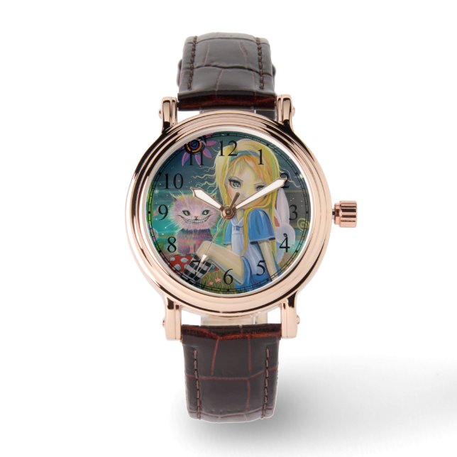Montre Fille Mignonne Conte de Fée Alice au Pays d (Recto)