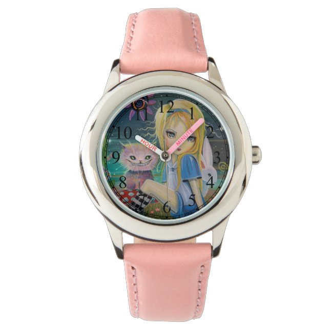 Montre Fille Mignonne Conte de Fée Alice au Pays d (devant)