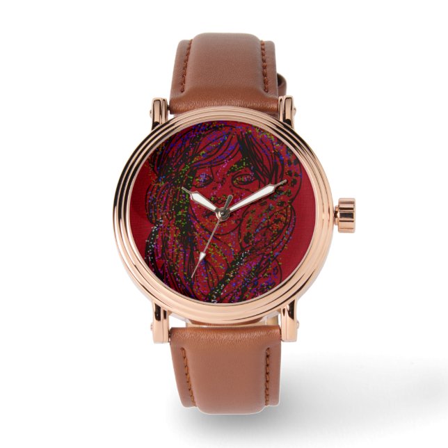 Montre Fille rêveuse de l'ère victorienne  (Recto)