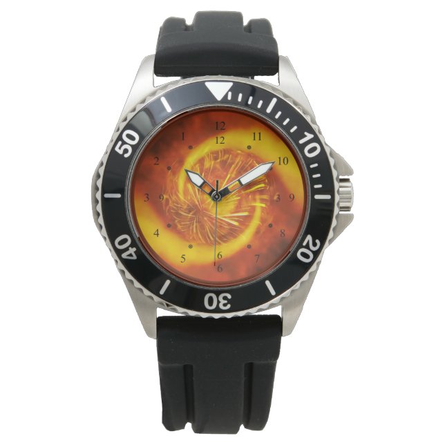 Montre Fire Diamond V2~Time Machine Watch~Design unique~ (devant)