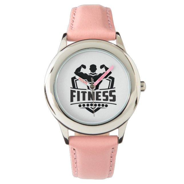 Montre Fitness Motivation Graphic | Strong & Active Life (devant)