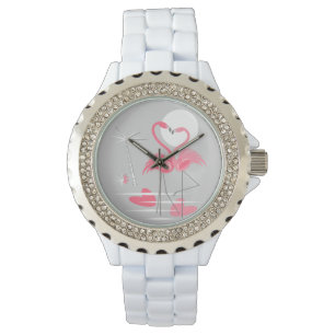 Montre Flamant rose Love