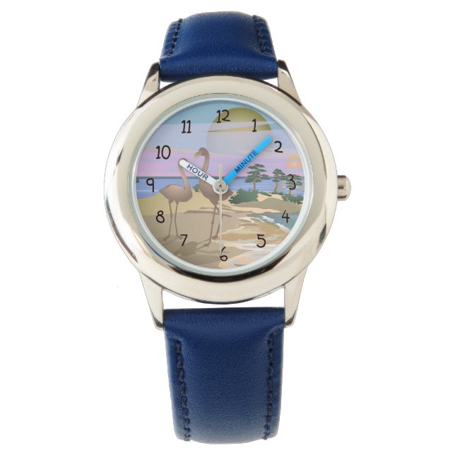 Montre Flamants roses (devant)