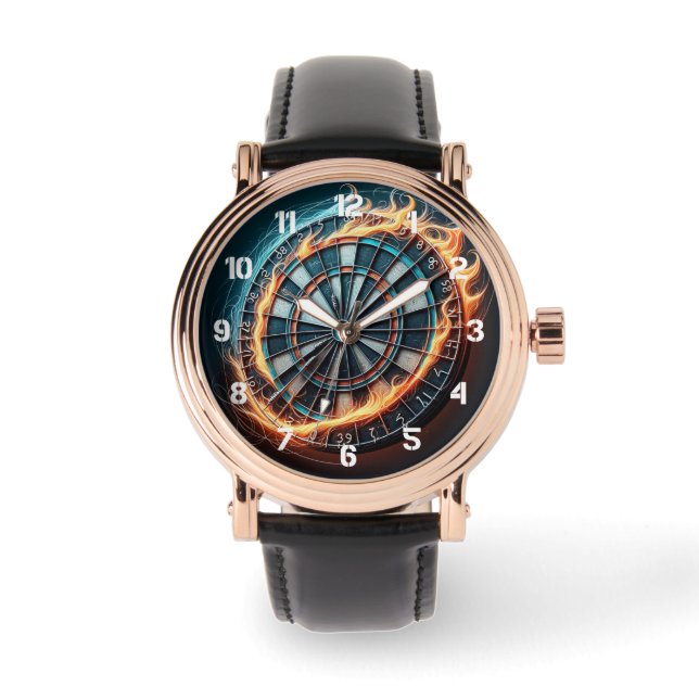 Montre Flaming Dart Arena Inspirez la passion des fléchet (Recto)