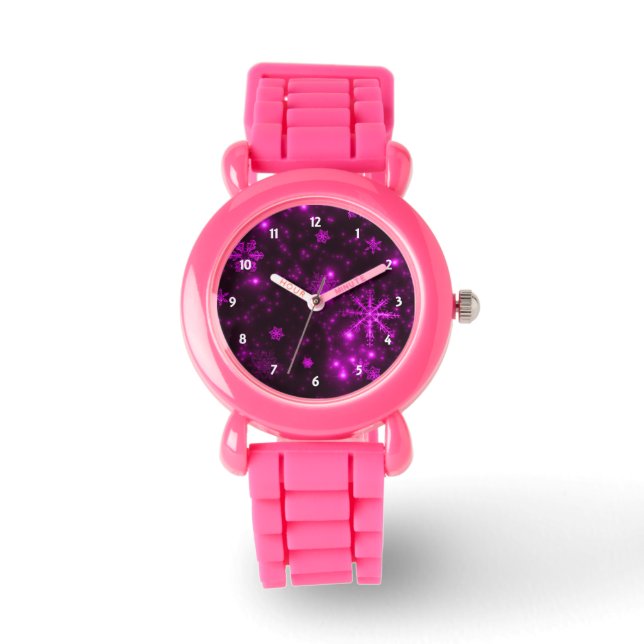 Montre Flèche de neige blanche avec surveillance Arrière  (Recto)