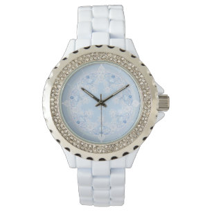 Montre Flèche de neige bleu glace