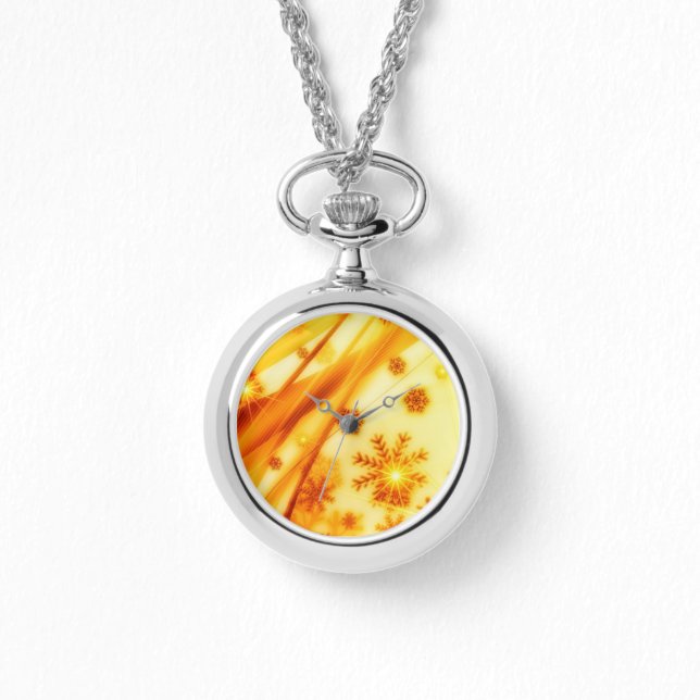 Montre Flèches de Noël dorées (Recto)