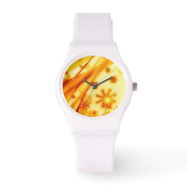 Montre Flèches de Noël dorées (Recto)