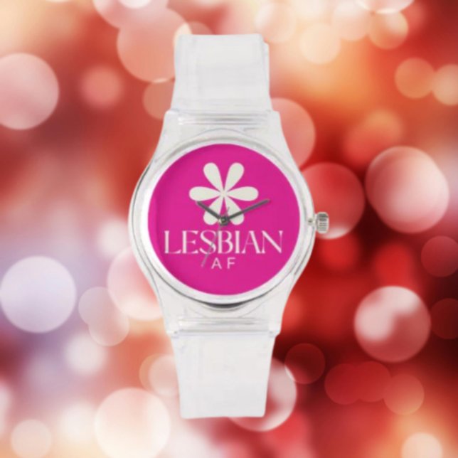 Montre Fleur Blanche Lesbienne AF (Créateur téléchargé)