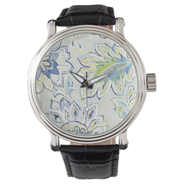 Montre Fleur Bleue Bohème (devant)