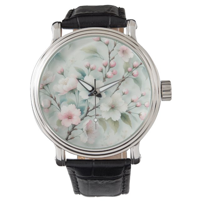 Montre Fleur de cerise (devant)