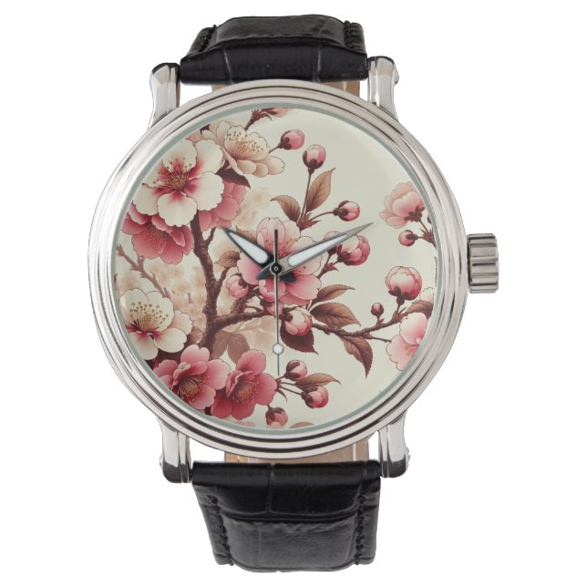 Montre Fleur de Cerisier (devant)