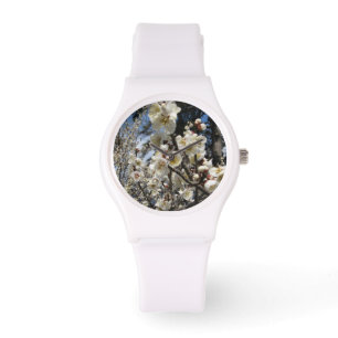 Montre Fleur de cerisier blanc / Sakura / ク(桜)