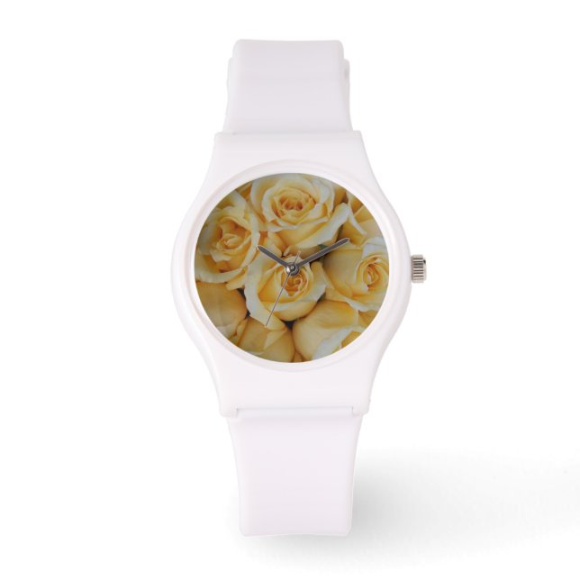 Montre Fleur de guet VIII : Roses jaunes de Brooklyn (Recto)