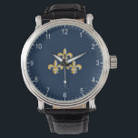 Montre Fleur de Lis symbol Watch<br><div class="desc">Fleur de Lis symbol</div>
