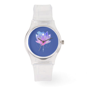 Montre fleur de lotus