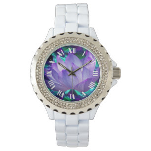 Montre Fleur de lotus pourpre et sa signification
