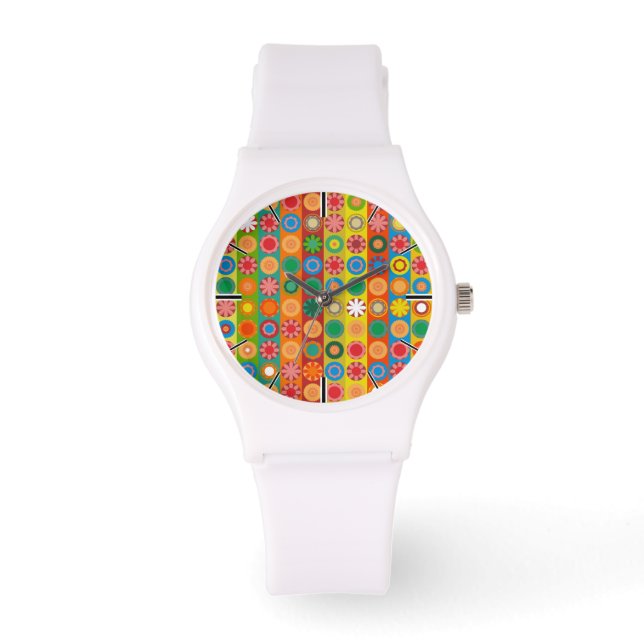 Montre Fleur de pouvoir en rangées (Recto)