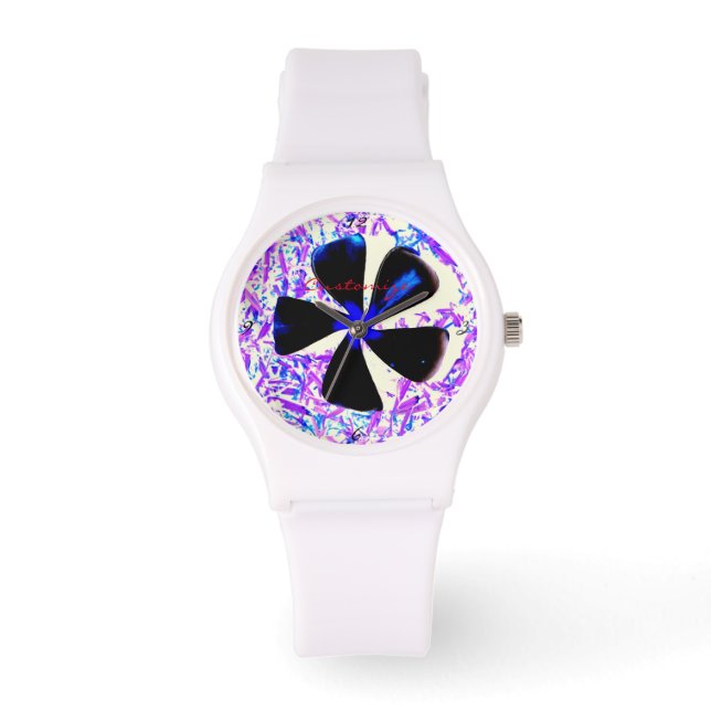 Montre Fleur de roue à 5 pétales Thunder_Cove (Recto)