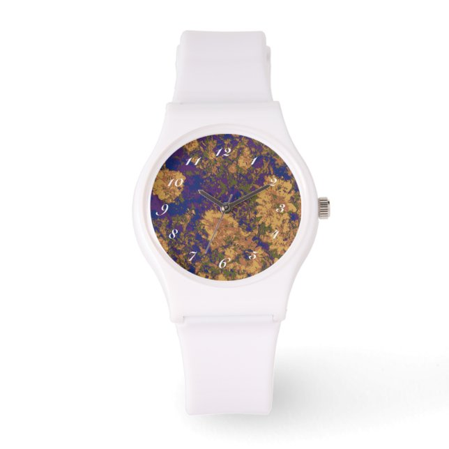 Montre Fleur jaune (Recto)