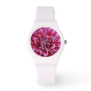 Montre Fleur rose