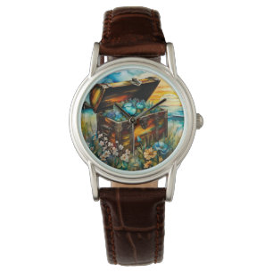 Montre Fleur sauvage Garden Trésor coffre