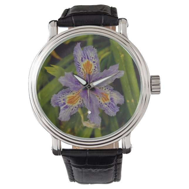 Montre fleurir en violet  (devant)