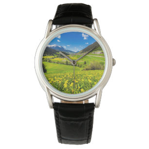 Montre Fleurs   Canton des Grisons de Dandelion, Suisse