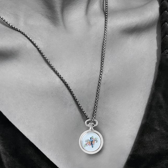 Montre Fleurs de printemps bleu Jay (Créateur téléchargé)