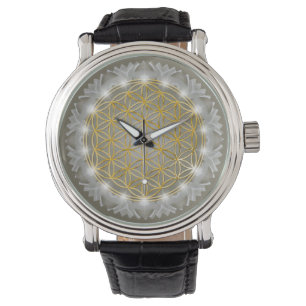 Montre FLEURS DE VIE - Géométrie Sacrée Lumière 1