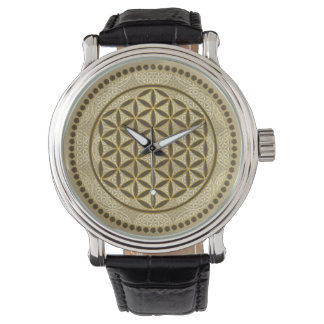 Montre FLEURS DE VIE - Symbole de géométrie sacrée Art 2