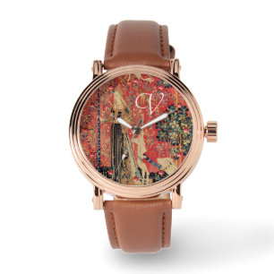 Montre Fleurs d'Imaginaires, Animaux Monogrammes